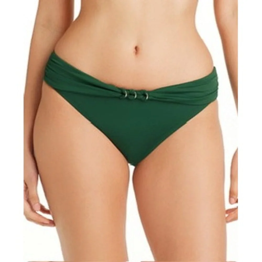 NWT Bleu by Rod Beattie Women's Ring Master Hipster Bikini Bottoms 14 $59